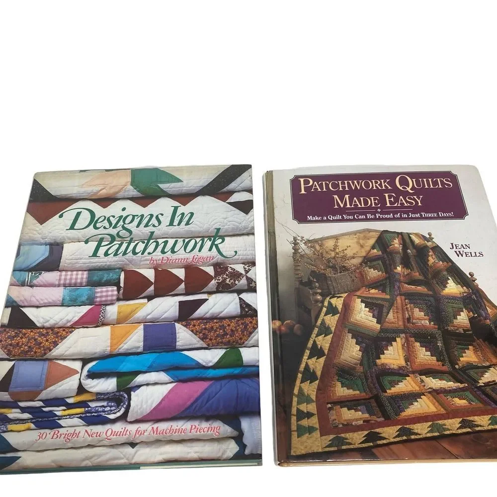 Lot of 4 Quilting books American Patchwork Country Design in Patchwork Made Easy